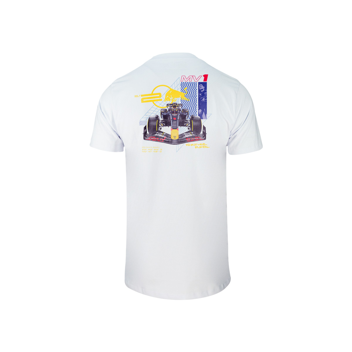 ORBR Brasil Camiseta RB20 Max Branca - Infantil